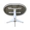 International Concepts Round 36 in Rd Top Ped Table, 12 in Leaf, Dining Ht, White/Heather Gray, 36 W, 48 L, 30.1 in H, Wood K05-36RXT-27B - alternate 2